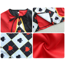 Alice In Wonderland Queen Of Hearts Cosplay Stage Performance King Cloak - AwwwCos