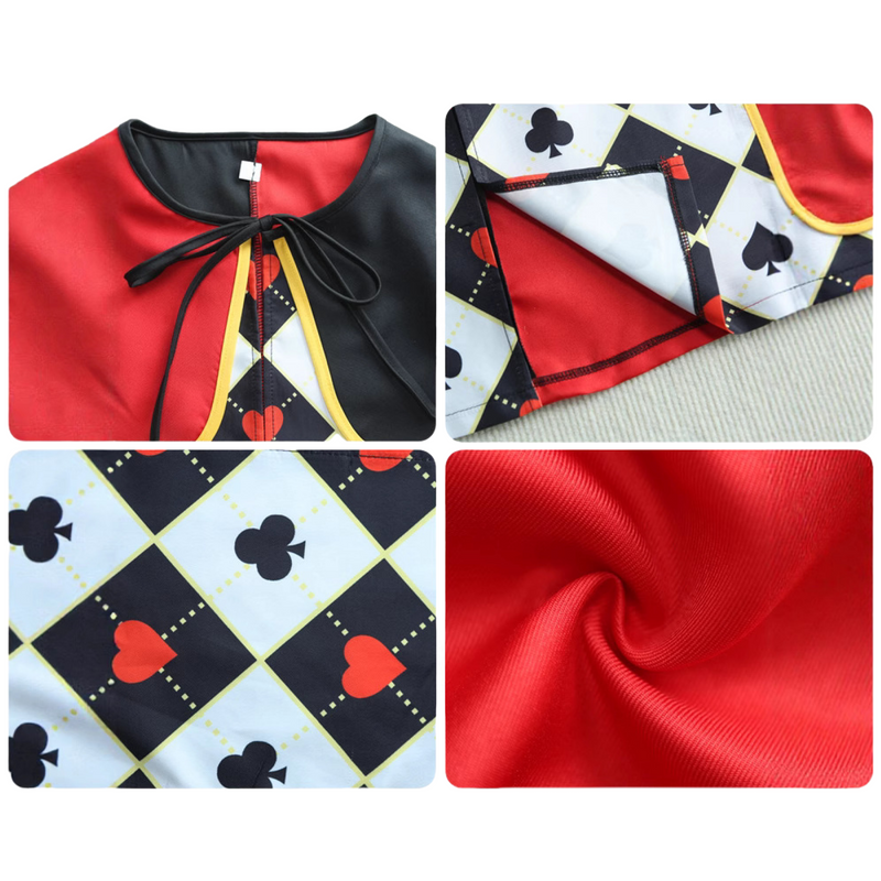 Alice In Wonderland Queen Of Hearts Cosplay Stage Performance King Cloak - AwwwCos