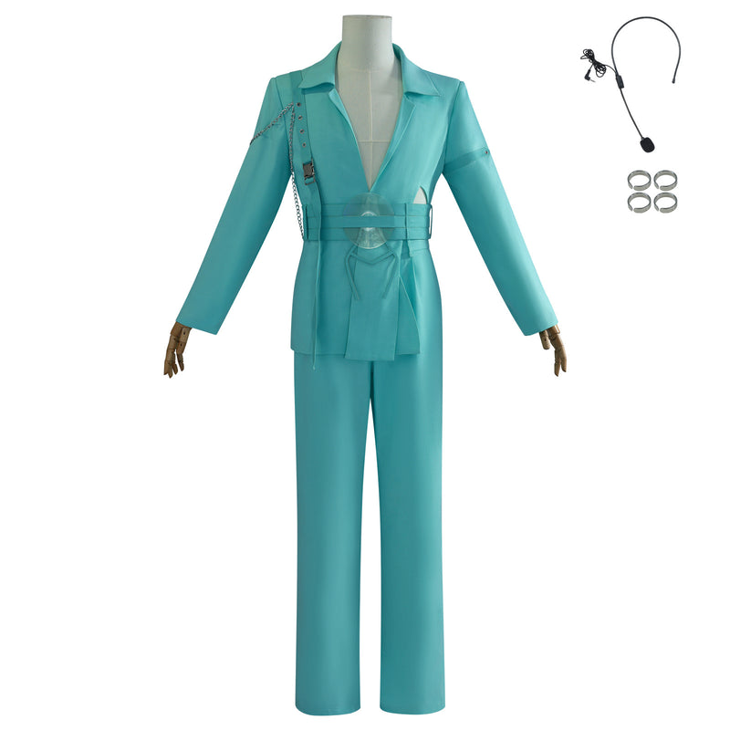 Alien Stage Blink Gone Luka Cosplay Costume Green Suit