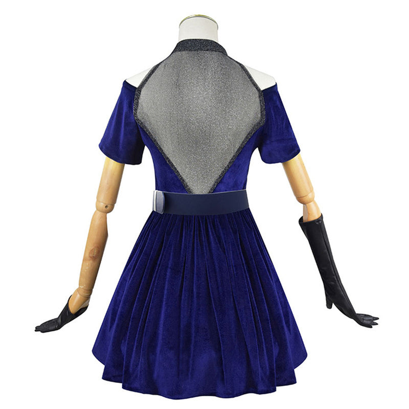 Alien Stage Mizi Cosplay Costume Royal Blue Dress