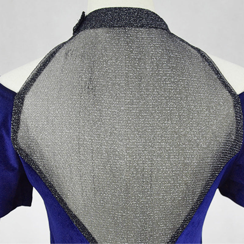 Alien Stage Mizi Cosplay Costume Royal Blue Dress