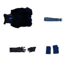 Alien Stage Mizi Cosplay Costume Women Blue Velvet Dress - AwwwCos