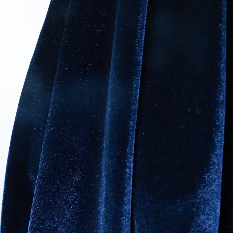 Alien Stage Mizi Cosplay Costume Women Blue Velvet Dress