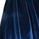 Alien Stage Mizi Cosplay Costume Women Blue Velvet Dress - AwwwCos