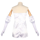 Game Alien Stage Sua Cosplay Costume White Strapless Dress