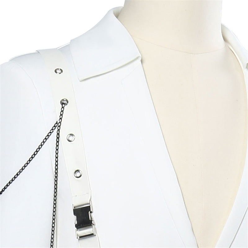 Alnst R7 Alien Stage Luka Cosplay Costume White Uniform
