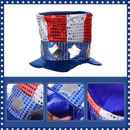 American Independence Day Patriotic Clothing Flag Accessories Party Supplies - AwwwCos