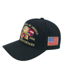 American US 250th Anniversary Hat 1776-2026 Patriotic Eagle Adjustable Cotton Cap