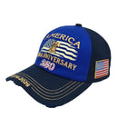 American US 250th Anniversary Hat 1776-2026 Patriotic Eagle Adjustable Cotton Cap