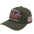 American US 250th Anniversary Hat 1776-2026 Patriotic Eagle Adjustable Cotton Cap