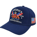 American US 250th Anniversary Hat 1776-2026 Patriotic Eagle Adjustable Cotton Cap