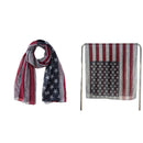 American US Patriotic Scarf Veterans Day Cosplay Prop Accessories Party Supplies