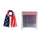 American US Patriotic Scarf Veterans Day Cosplay Prop Accessories Party Supplies