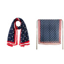 American US Patriotic Scarf Veterans Day Cosplay Prop Accessories Party Supplies