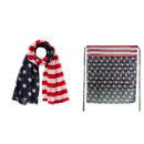 American US Patriotic Scarf Veterans Day Cosplay Prop Accessories Party Supplies