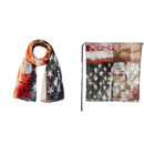American US Patriotic Scarf Veterans Day Cosplay Prop Accessories Party Supplies