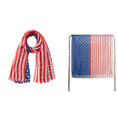 American US Patriotic Scarf Veterans Day Cosplay Prop Accessories Party Supplies