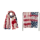 American US Patriotic Scarf Veterans Day Cosplay Prop Accessories Party Supplies