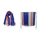American US Patriotic Scarf Veterans Day Cosplay Prop Accessories Party Supplies