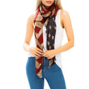 American US Patriotic Scarf Veterans Day Cosplay Prop Accessories Party Supplies