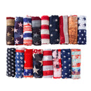 American US Patriotic Scarf Veterans Day Cosplay Prop Accessories Party Supplies
