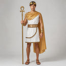 Ancient Roman Gods Cosplay Costume Party Stage Performance Outfits Toga