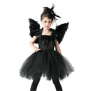 Angels Devils Girl Cosplay Tutu Gothic Vampire Black Swan Dress - AwwwCos