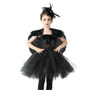 Angels Devils Girl Cosplay Tutu Gothic Vampire Black Swan Dress - AwwwCos