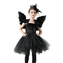 Angels Devils Girl Cosplay Tutu Gothic Vampire Black Swan Dress - AwwwCos