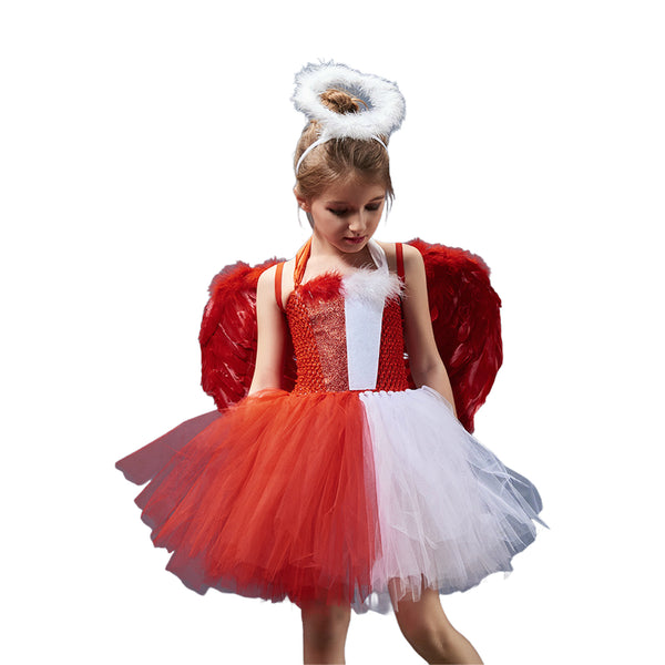 Angels Devils Girl Cosplay Tutu Gothic Vampire Princess Dress