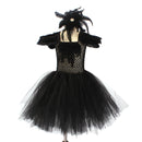 Angels Devils Girl Cosplay Tutu Gothic Vampire Black Swan Dress - AwwwCos