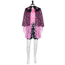 Anime Monster High Draculaura Cosplay Costume Girl Pink Dress Cloak - AwwwCos
