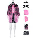 Anime Monster High Draculaura Cosplay Costume Girl Pink Dress Cloak - AwwwCos