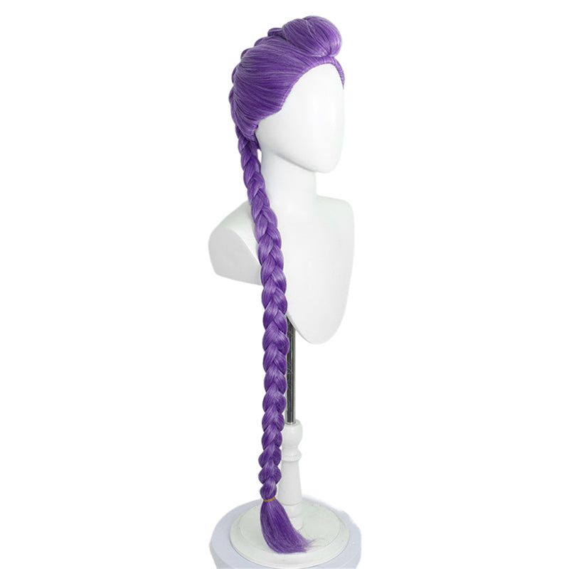 Anime K-Pop: Demon Hunters Rumi Cosplay Wig Light Purple Pigtail - AwwwCos