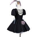 Anime Alien Stage Sua Cosplay Costume Black Square Neckline Dress Headband - AwwwCos