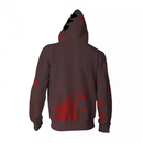 Anime Angels of Death Zack Cosplay Costume Printed Zipper Hoodie