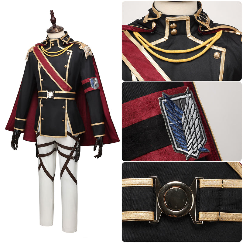 Anime Attack on Titan Levi Ackerman Cosplay Costume Performance Uniform - AwwwCos