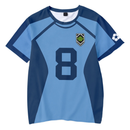 Anime Blue Lock Cosplay Costume Digital Printing Simple Casual Short Sleeve T-Shirt - AwwwCos