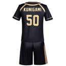 Anime Blue Lock Munchen Yoichi Isagi Cosplay Costume T-Shirt Pants - AwwwCos