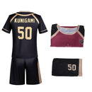 Anime Blue Lock Munchen Yoichi Isagi Cosplay Costume T-Shirt Pants - AwwwCos