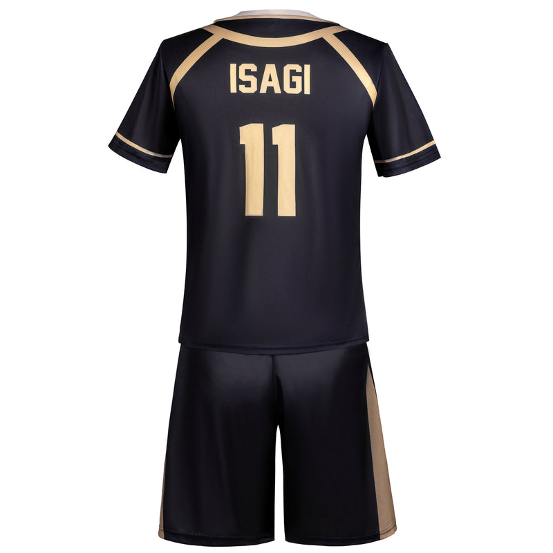Anime Blue Lock Munchen Yoichi Isagi Cosplay Costume T-Shirt Pants - AwwwCos