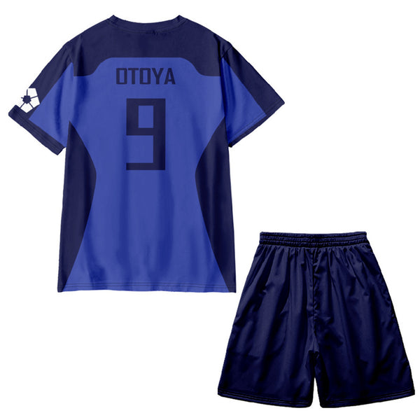 Anime Blue Lock Munchen Yoichi Isagi Cosplay T-Shirt Shorts Summer Outfit - AwwwCos