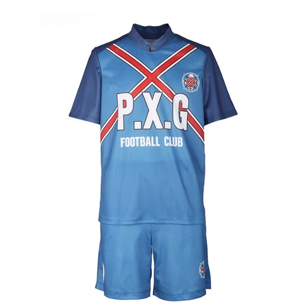 Anime Blue Lock Rin Itoshi Shidou Ryuusei Cosplay Costume T-Shirt Shorts - AwwwCos