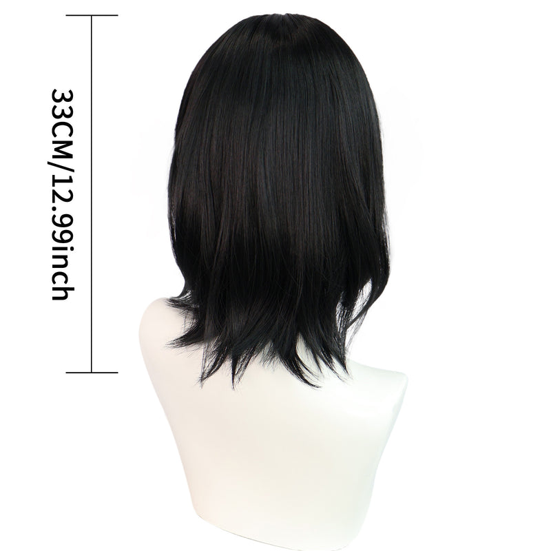 Anime Bungo Stray Dogs Fyodor D Cosplay Wig Black Hair