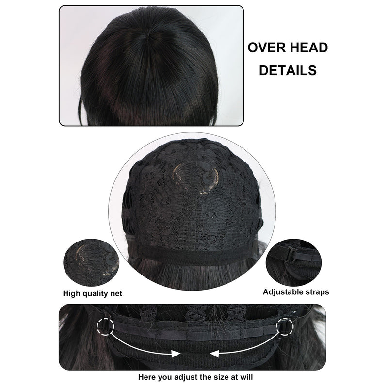 Anime Bungo Stray Dogs Fyodor D Cosplay Wig Black Hair