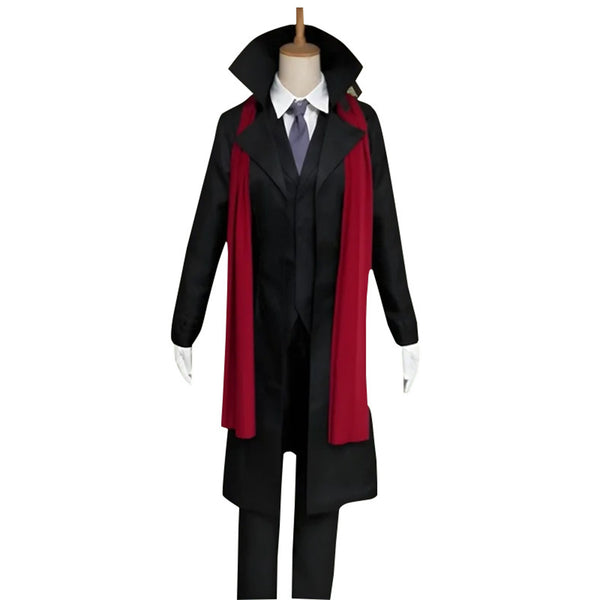 Anime Bungo Stray Dogs Mori Ogai Cosplay Costume Full Set Trench - AwwwCos
