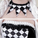 Anime Circus Clown Lolita Costumes Women Plaid Lolita Dress - AwwwCos