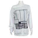 Anime Dandadan Momo Ayase Cosplay Costume white printed T-Shirt - AwwwCos