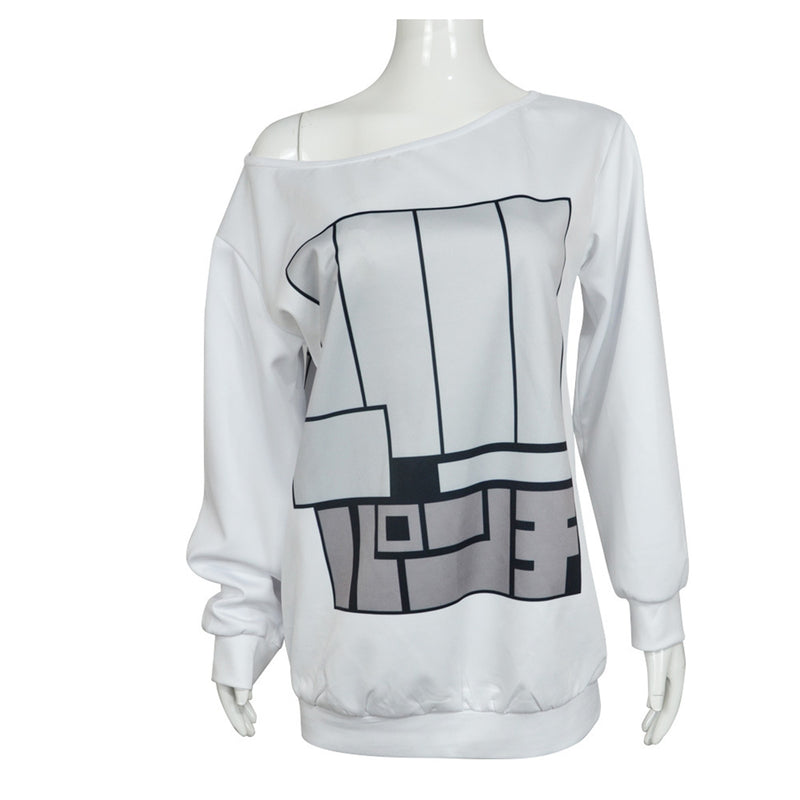 Anime Dandadan Momo Ayase Cosplay Costume white printed T-Shirt