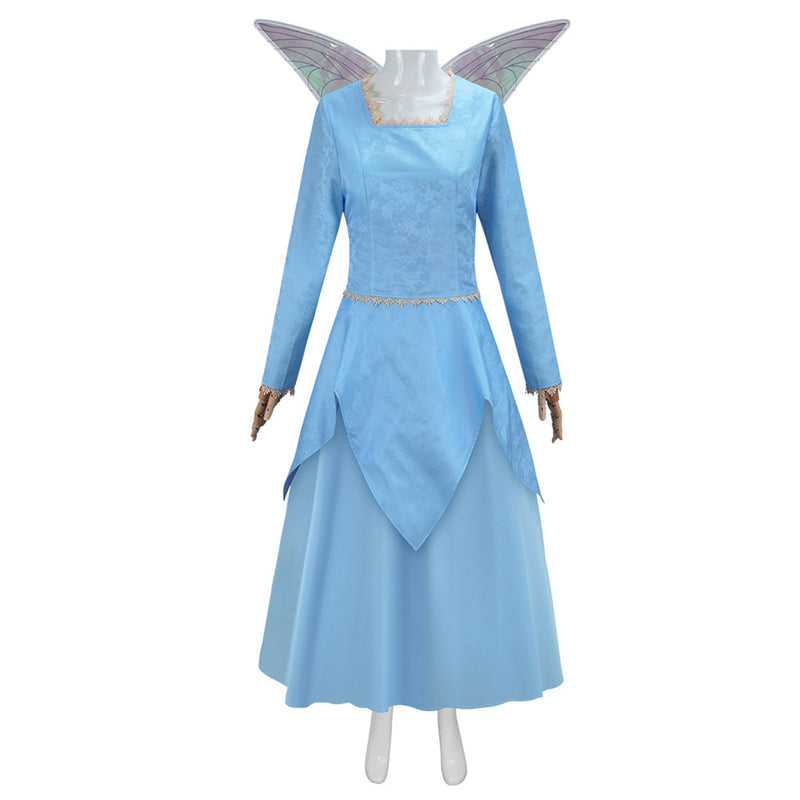 Anime Fairy Godmother Cosplay Costume With Wings